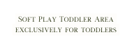 Soft Play Toddler Area exclusively for toddlers